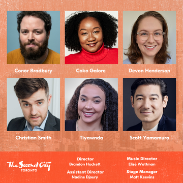 THE SECOND CITY TORONTO ANNOUNCES CAST AND CREW FOR 90TH MAINSTAGE REVUE