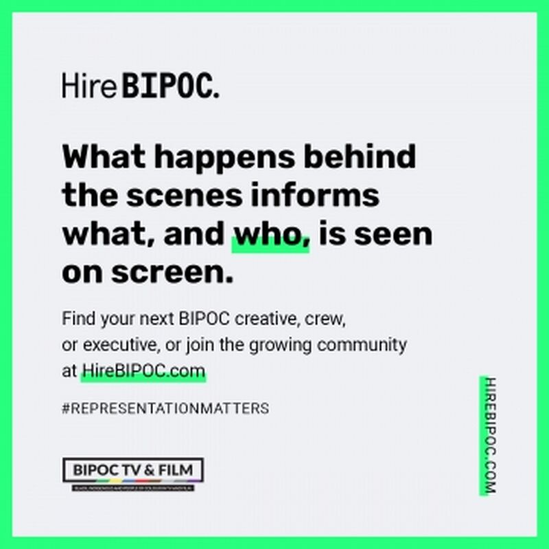 CANADA’S BROADCASTERS AND INDUSTRY LEADERS STAND TOGETHER IN UNPRECEDENTED COLLABORATION TO TAKE MEANINGFUL ACTION AGAINST SYSTEMIC RACISM IN SCREEN-BASED INDUSTRIES WITH LAUNCH OF HIREBIPOC INITIATIVE